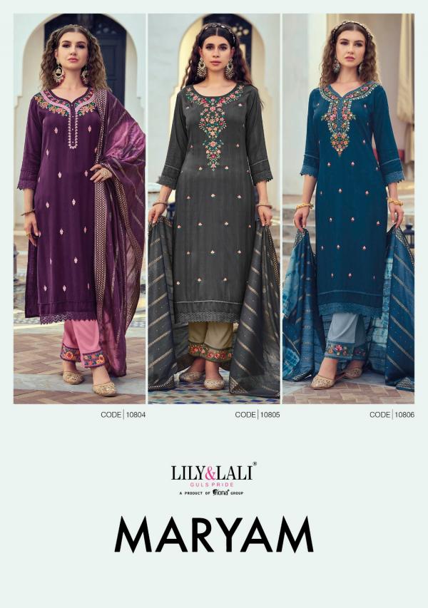 Lily And Lali Maryam Viscose Exclusive Wear Ready Made Collection